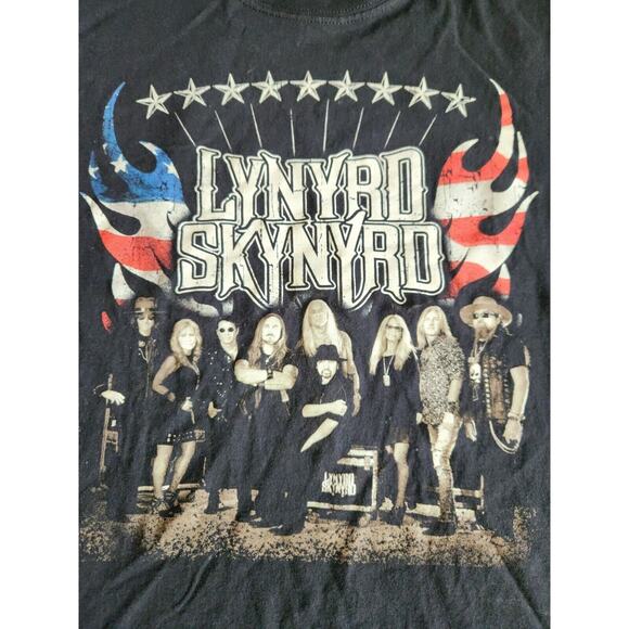 Lynyrd Skynyrd Gildan T Shirt band Farewell tour concert USA 2018-2019 Sz Small - Picture 6 of 8
